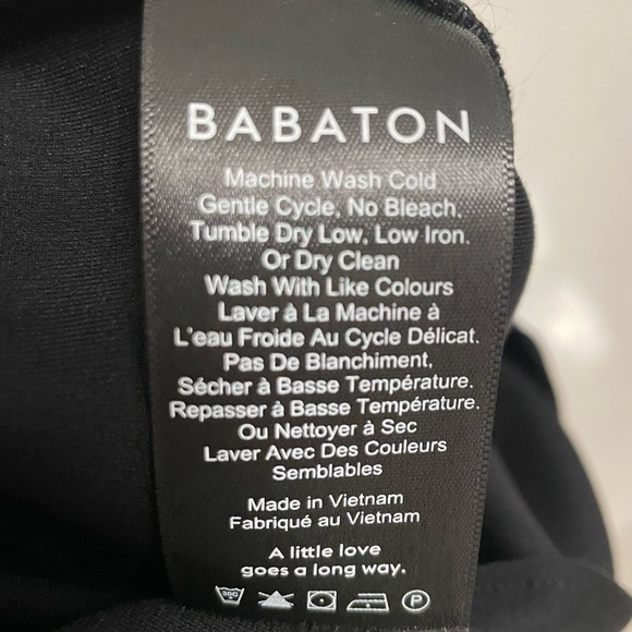 NWT Babaton BILLY skirt from Aritzia. Brand New. Black mid length skirt - Picture 10 of 12